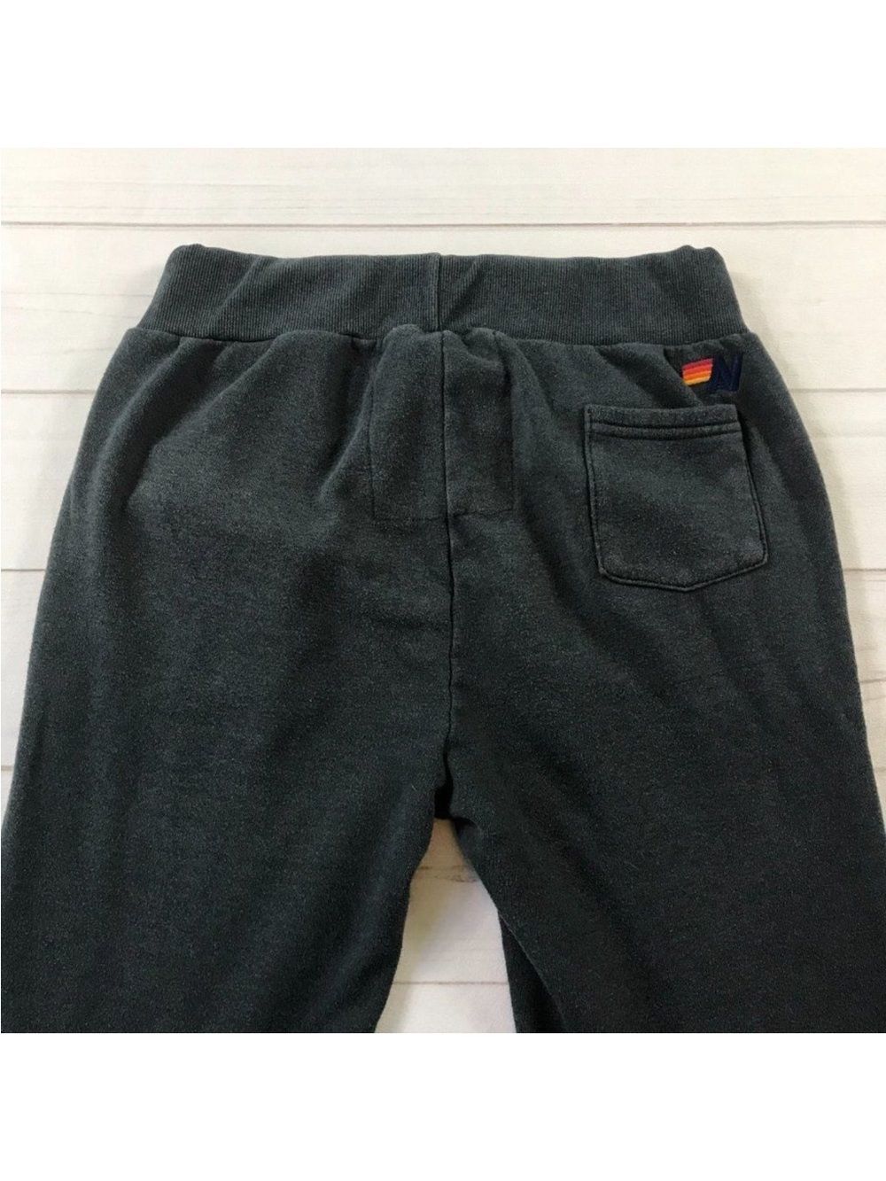 Aviator Nation Black & Yellow Track Pants Label Detail - Picture 5 of 12